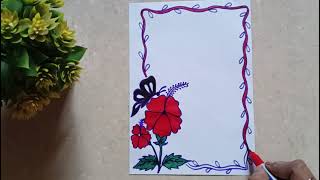 Beautiful and Easy Border Designs for Your DIY Projects [upl. by Rumery]