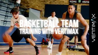 Basketball Team Training – 24 athletes amp 2 VertiMax [upl. by Anitram500]