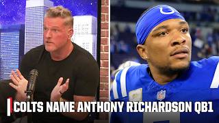 Pat McAfee reacts to Anthony Richardson back at QB1 👀 RALLY amp MOVE ON  The Pat McAfee Show [upl. by Rosmarin868]