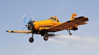 PZLMielec M18 Dromader fertilizer flight near Mezőhegyes Hungary [upl. by Amasa]