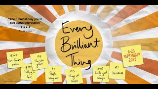 Theatre by the Lake presents Every Brilliant Thing starring Andy Turner amp Directed by Liz Stevenson [upl. by Corb]