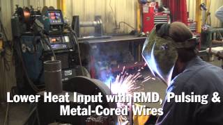 RMD Pulsed MIG Welding and Metal Cored Wires Drive Excellence at Swartfager Welding Inc [upl. by Oigaib]