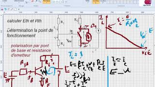 exercice transistor bipolaire 5 eme partie شرح [upl. by Ellehs]