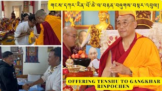 Offering Tenshu To Gangkhar Rinpochen  Guess Who we met tibetanvlogermundgod​​⁠ [upl. by Atinat]