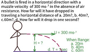 Projectile Motion question 1 [upl. by Bornie]