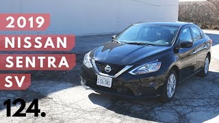 2019 Nissan Sentra SV B17  review walk around and test drive  100 rental cars [upl. by Nerrual]