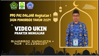 Video Praktik Mengajar UKIN I Muhammad Syahudin I PPG Daljab Batch 1 I Zakat I IAIN Ponorogo I 2024 [upl. by Tezil]