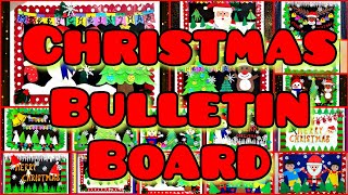 Christmas bulletin board ideas  Christmas Display Board  Christmas Board  Christmas decoration [upl. by Guerra]