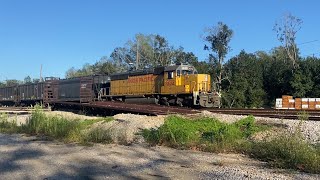 Union Pacific LLD51 Schriever Louisiana [upl. by Broddy]