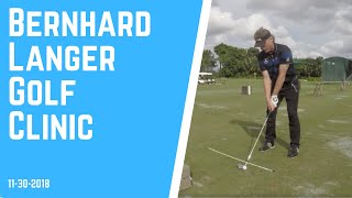 Bernhard Langer  Golf Clinic At Boca Rio  11302018 [upl. by Hector]