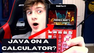 Playing Minecraft on a CALCULATOR [upl. by Samuele]