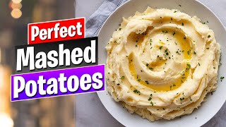 How To Make Perfect Mashed Potatoes  Mashed Potatoes Recipe [upl. by Elyc307]