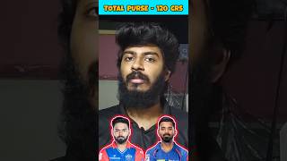 TOTAL PURSE IS 120Crs FOR IPL MEGA AUCTION 2025 ipl iplauction cricket shorts shortvideo csk [upl. by Corso741]