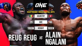 Reug Reug vs Alain Ngalani  Full Fight Replay [upl. by Ramhaj]