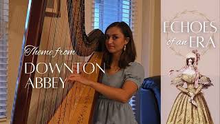 Downton Abbey Theme  Harp Cover [upl. by Sixel466]