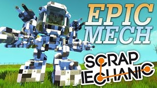 EPIC MECH  Beast Mech Upgrade  Scrap Mechanic 34 [upl. by Eliga]