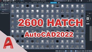 AutoCAD 2022  How to Install Custom Hatch Patterns [upl. by Wardlaw]