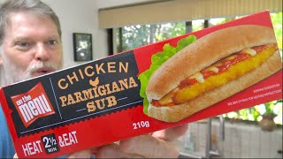 On The Menu Chicken Parmigiana Sub Review [upl. by Atsirak806]