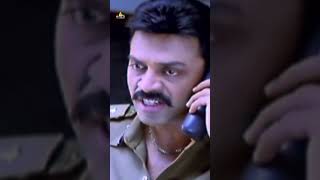 Venkatesh Warns The Villain  Gharshana  Shorts  YoutubeShorts  Warning  ytshorts [upl. by Kifar]