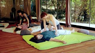 Thai Yoga Massage Basic Course with Almuth Kramer amp Till Heeg [upl. by Aglo]