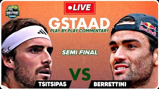 🎾TSITSIPAS vs BERRETTINI  ATP Gstaad Open 2024  LIVE Tennis PlaybyPlay Stream [upl. by Nylirehc990]