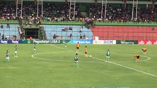 GILAK NONTON DERBY SUMUT DI STADION PSMS MEDAN VS PSDS DELI SERDANG  BABAK 1 [upl. by Tandi730]