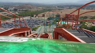 Goliath HD POV  Six Flags Magic Mountain [upl. by Mycah]