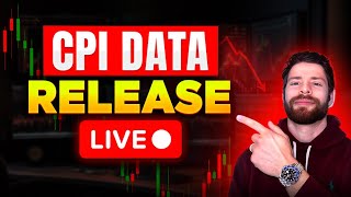 CPI INFLATION DATA  MASSIVE STOCK MARKET DIP  LIVE TRADING [upl. by Razal675]