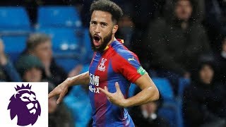 Andros Townsend scores worldclass volley against Man City  Premier League  NBC Sports [upl. by Nylahsoj]