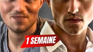 COMMENT avoir la MÂCHOIRE CARRÉE en 1 SEMAINE  😱 [upl. by Yaakov]