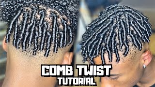 Comb twistFinger Coils For Men Tutorial  PrettyBoyFloyd 🌹 [upl. by Gaudet90]