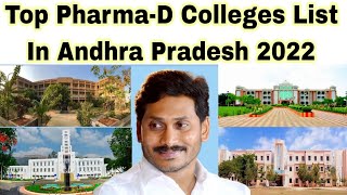 List Of Top PharmaD Colleges In Andhra Pradesh  AP Eamcet Bipc Pharmacy Counseling 2022 [upl. by Odlonra]