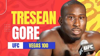 Tresean Gore says ‘my balls were hot’ during UFC Vegas 100 weight cut [upl. by Bennink]