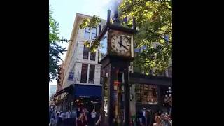 Vancouver Gastown steam clock [upl. by Traver140]