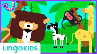 Wild Animals Song 🦒 Safari Chants for Preschoolers  Lingokids Music [upl. by Bartosch]