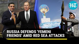 Russia Blasts US UK For Targeting Houthis Lavrov Says Russia Agrees With Yemeni Friends [upl. by Rogerg831]