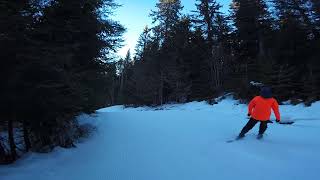 Gérardmer  Aigle  Piste Rouge  Vosges  Décembre 2021 [upl. by Eilis]