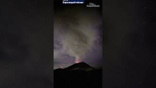 Timelapse of erupting volcano in Mexico [upl. by Thecla]