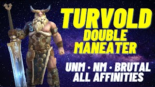 Turvold Double Maneater Unkillable  1 Key UNMNMBrutal  All Affinities [upl. by Adnahsar]