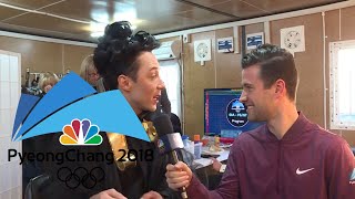 Go behind the scenes at the Olympics with Tara Lipinski and Johnny Weir [upl. by Ahsimik632]