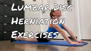 Lumbar Disc Herniation Exercises Back to Basics [upl. by Bilek695]