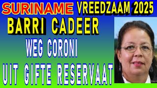 SURINAME NDP Vreedzaam Barricadeer weg Coroni om uitgifte reservaat verkiezing 2025 SU NA ME 2024 [upl. by Morganne]