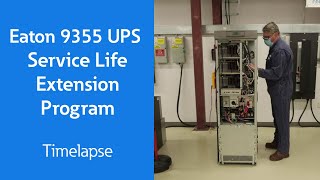 Eaton 9355 UPS Service Life Extension Program SLEP timelapse [upl. by Lenoil]