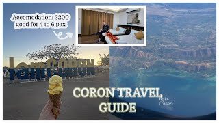 CORON Travel Guide Affordable Hotel in Coron Good for 4 to 6 pax  OURSAMERSTORY [upl. by Kaleb]