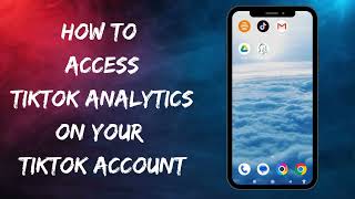 How to access TikTok Analytics on your TikTok account  How to view your TikTok Analytics [upl. by Haze]