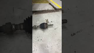 2011 Scion XB removing CV Axle so we can swap transmission boiseid automobile scion cvaxle [upl. by Zitella]