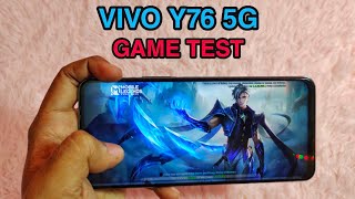 VIVO Y76 5G MOBILE LEGENDS GAME TEST 2021 [upl. by Necyrb]