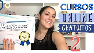 CURSOS ONLINE GRATUITOS 2 😱  Certificados para o currículo  By Letícia Santos [upl. by Ylus]