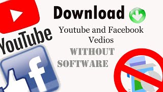 Download Video FacebookYouTube  How to download FacebookYouTube Video in PC and Phone 2020 [upl. by Immanuel]