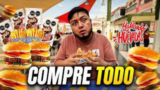 Probando LA COMIDA de HABLANDO HUEVADAS 🍫🍔🍟 HablandoHuevadasOficial [upl. by Lutero645]